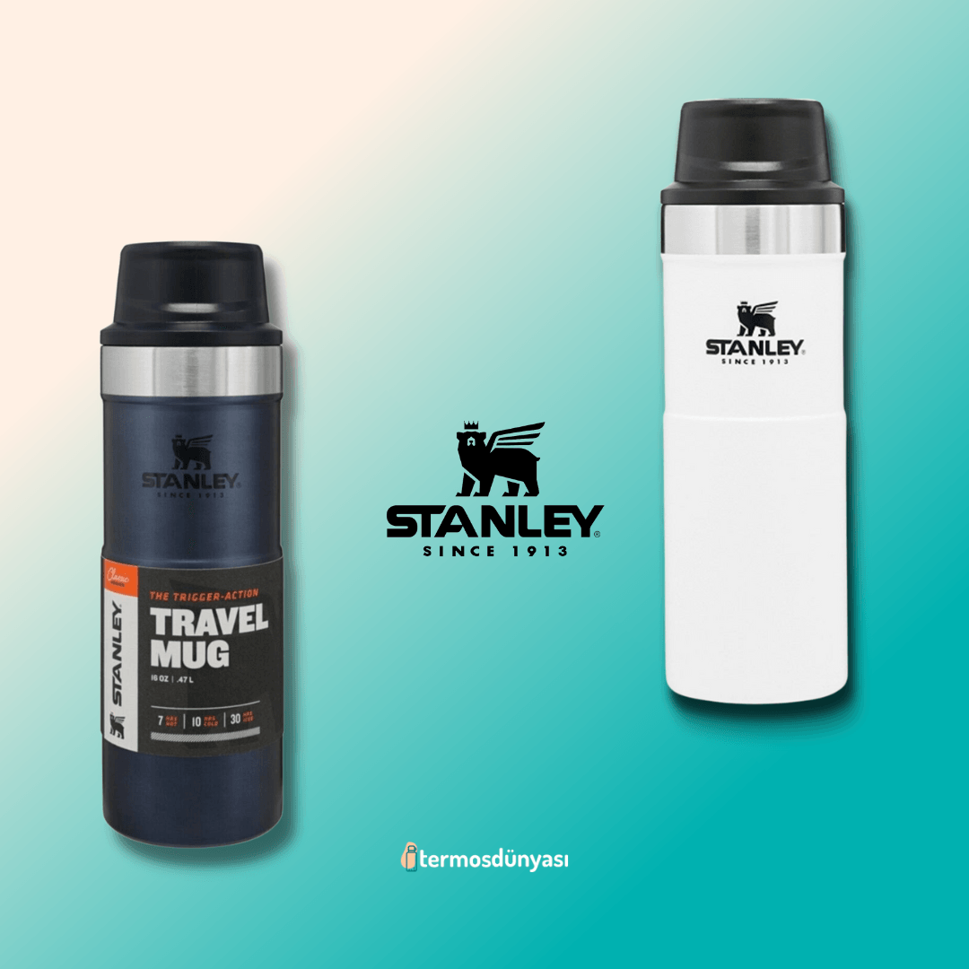 2'li Stanley Trigger-Action Travel Mug 0.47 L