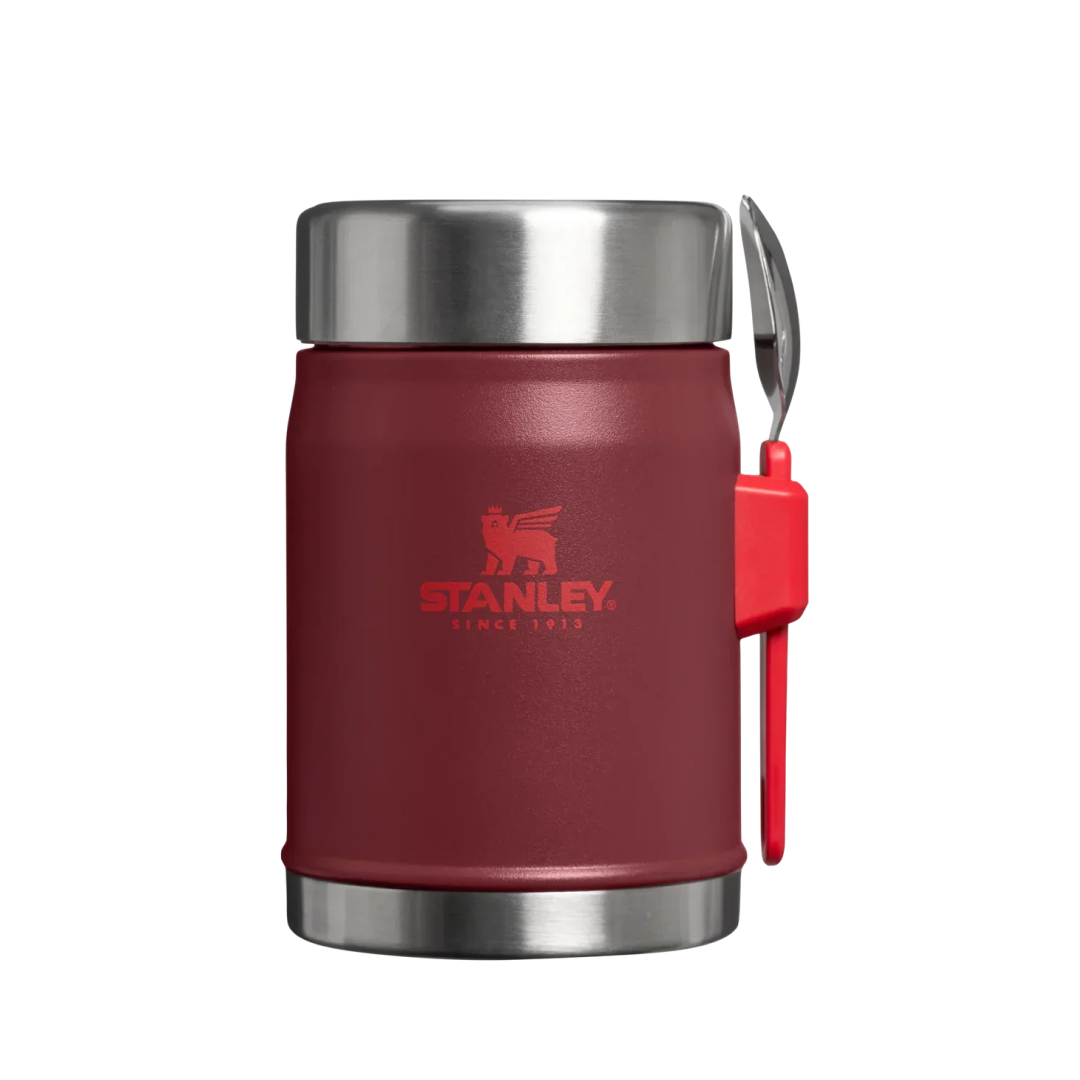 Stanley Classic Legendary Paslanmaz Çelik Yemek Termosu Cranberry 0.40 L