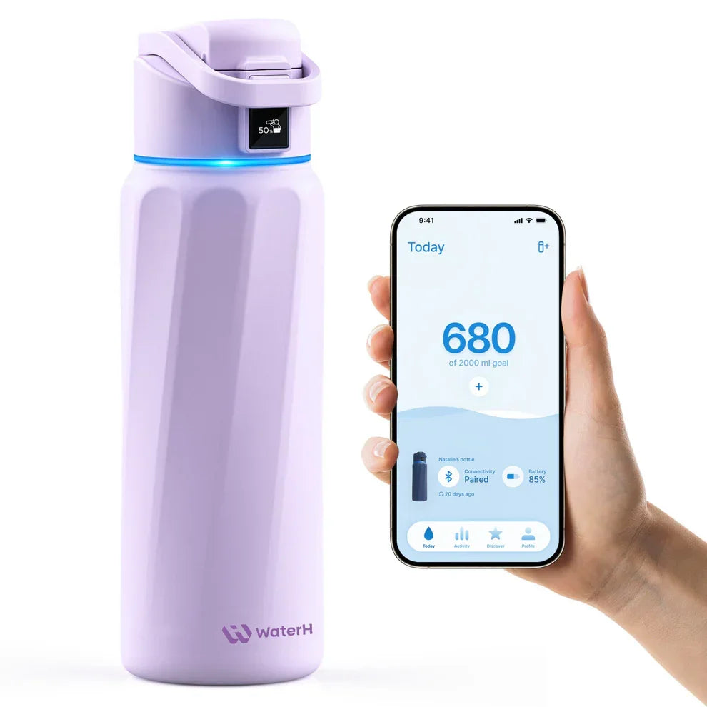WaterH Boost Akıllı Termos 0.7L/24oz Mor