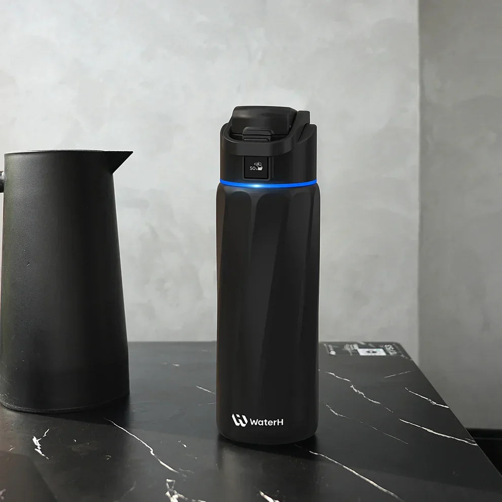 WaterH Boost Akıllı Termos 0.7L/24oz Siyah