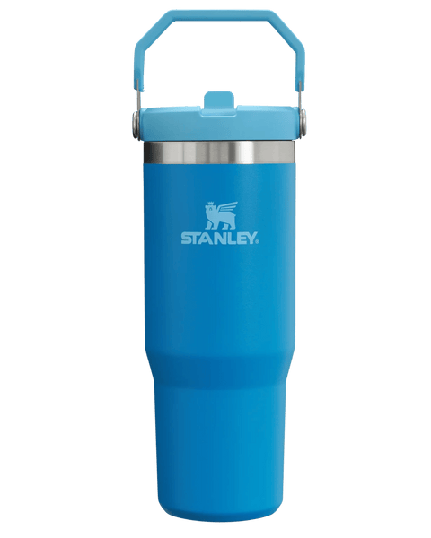 Stanley The Iceflow Flip Straw Tumbler Pipetli Termos Azure 30 OZ - 0.88L