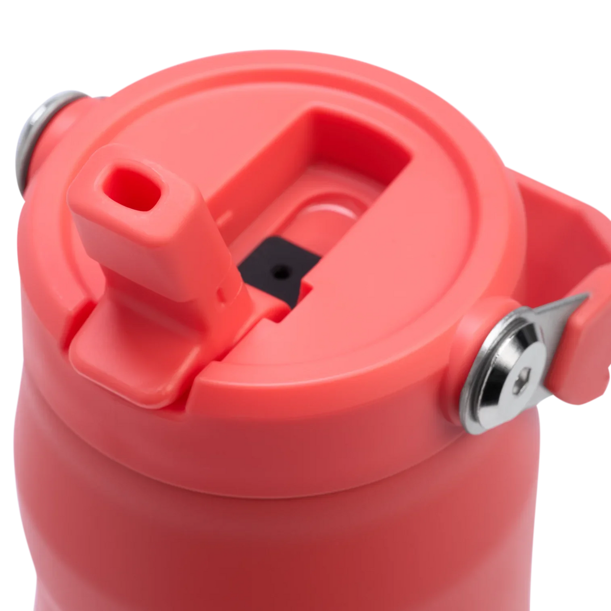 The IceFlow Bottle Flip Straw 2.0 0.7L Hot Coral