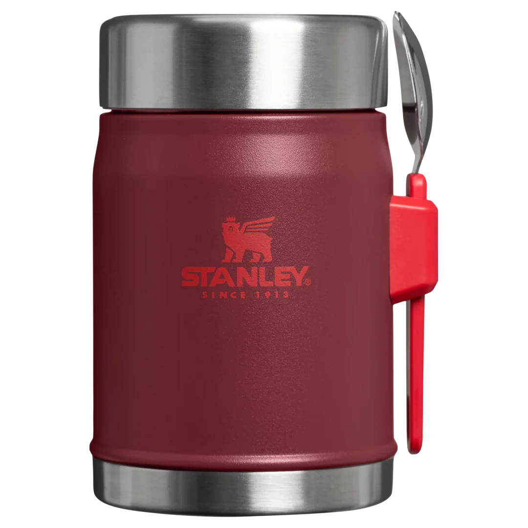 Stanley Classic Legendary Paslanmaz Çelik Yemek Termosu Cranberry 0.40 L