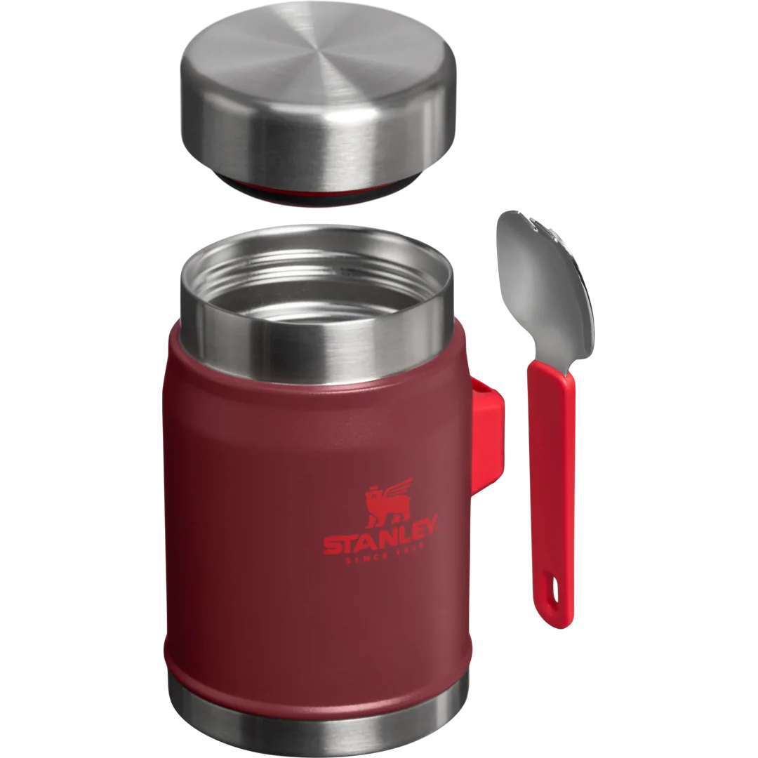 Stanley Classic Legendary Paslanmaz Çelik Yemek Termosu Cranberry 0.40 L
