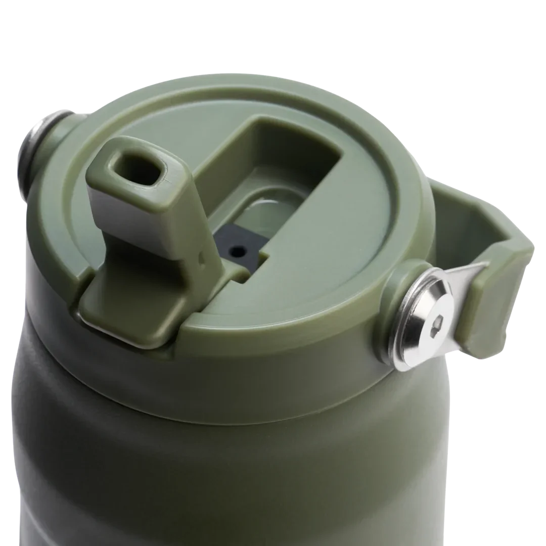 The IceFlow Bottle Flip Straw 2.0 0.7L Haki