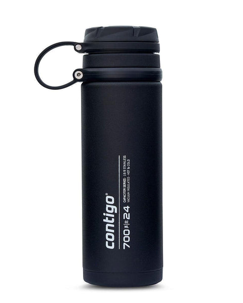 Contigo Fuse SS Thermalock Vakumlu Termos Siyah 700 ml - Termos Dünyası