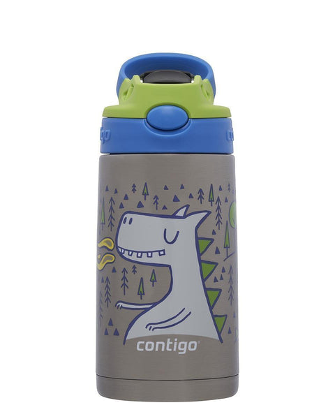 Contigo Gizmo Dragon Çelik Çocuk Suluğu 420ML Ejderha Desenli - Termos Dünyası