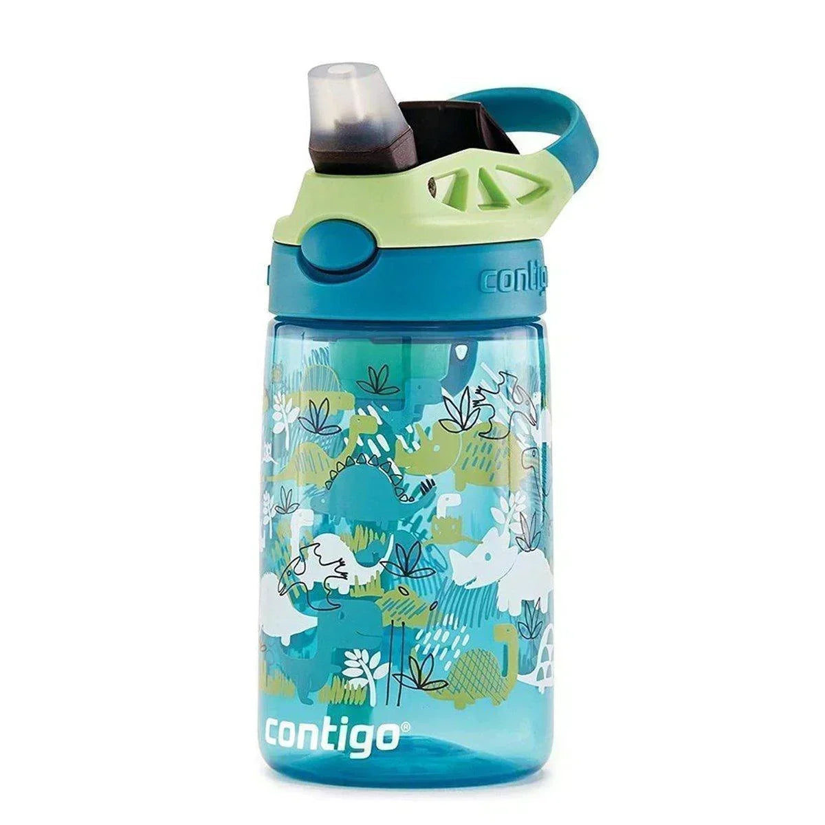 Contigo Gizmo Flip Pro Dinos Tritan Çocuk Suluğu 420ML Yeşil