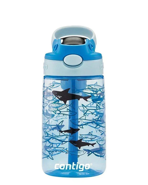 Contigo Gizmo Flip Pro Sharks Tritan Çocuk Suluğu 420ML Açık Mavi - Termos Dünyası