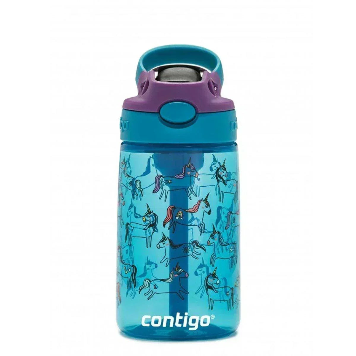 Contigo Gizmo Flip Unicorn Tritan Çocuk Suluğu 420ML Mavi
