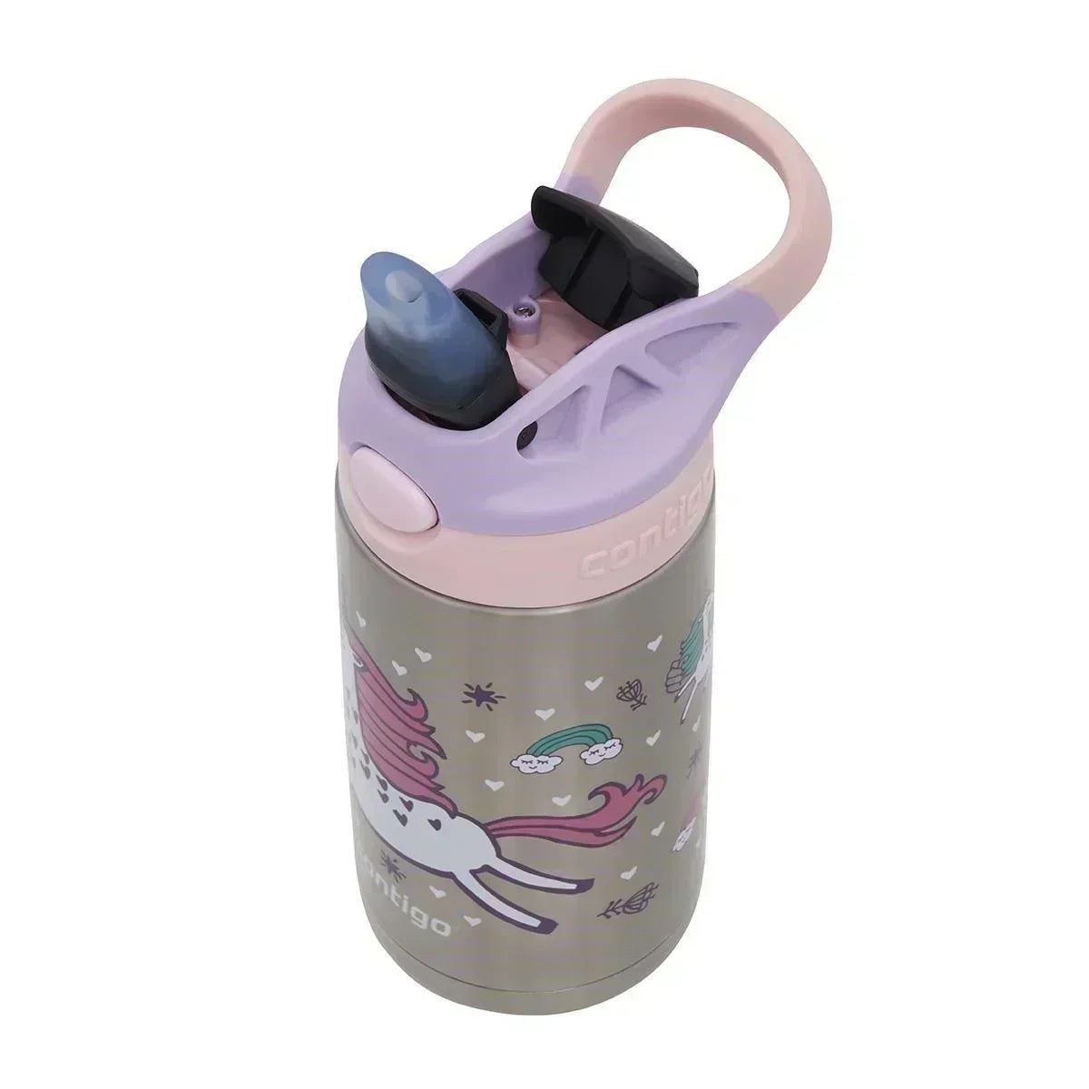 Contigo Gizmo Unicorn Çelik Çocuk Suluğu 380ML Pembe
