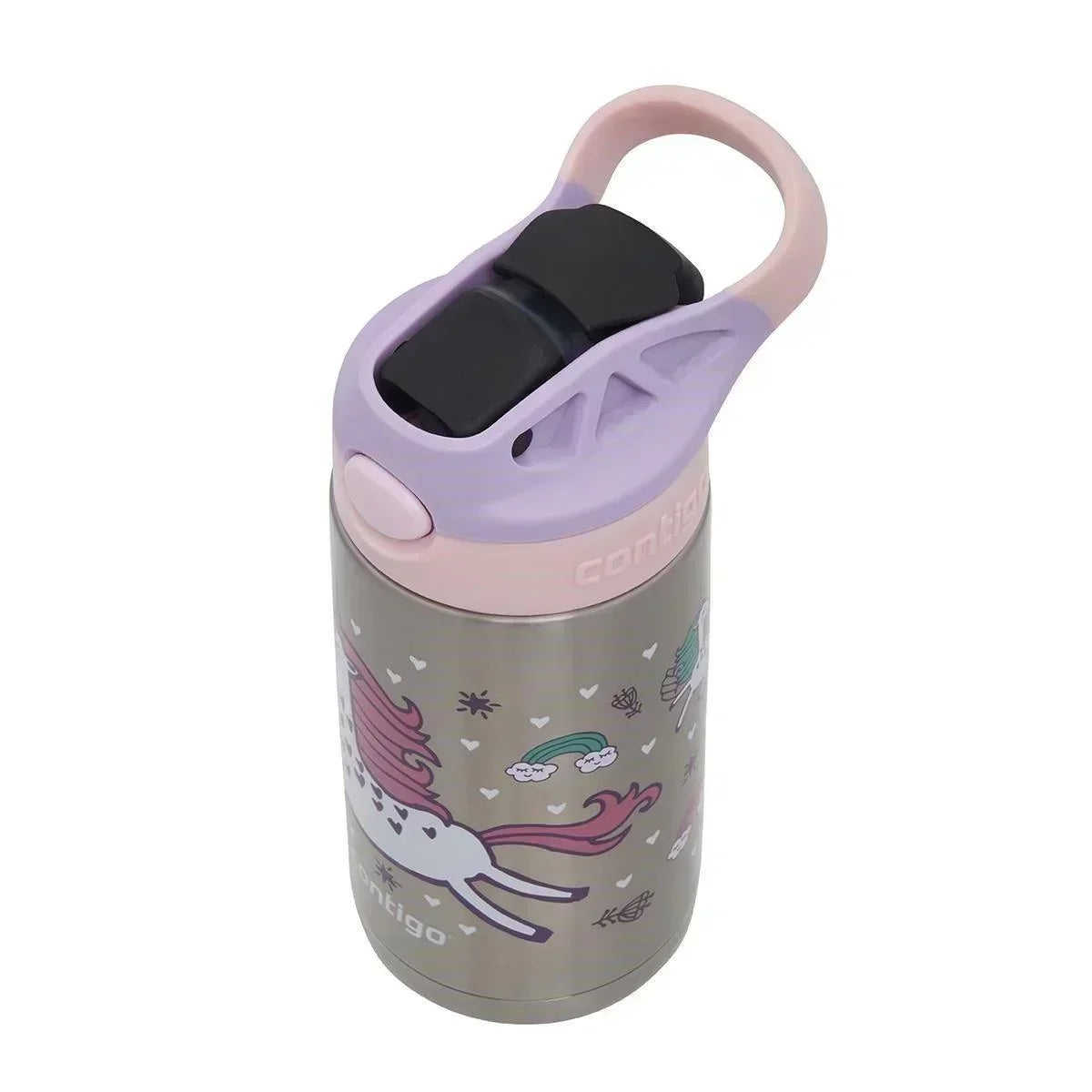 Contigo Gizmo Unicorn Çelik Çocuk Suluğu 380ML Pembe