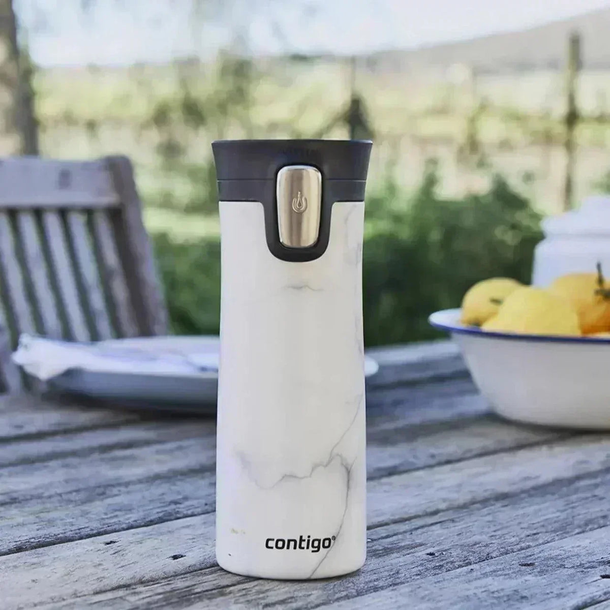 Contigo Pinnacle Autoseal Termos Bardak Beyaz 420 ml