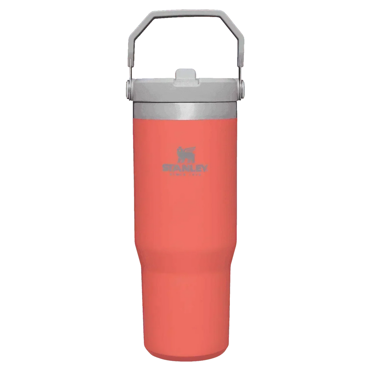 Stanley The Iceflow Flip Straw Tumbler Pipetli Termos Açık Mercan 30 OZ - 0.88L