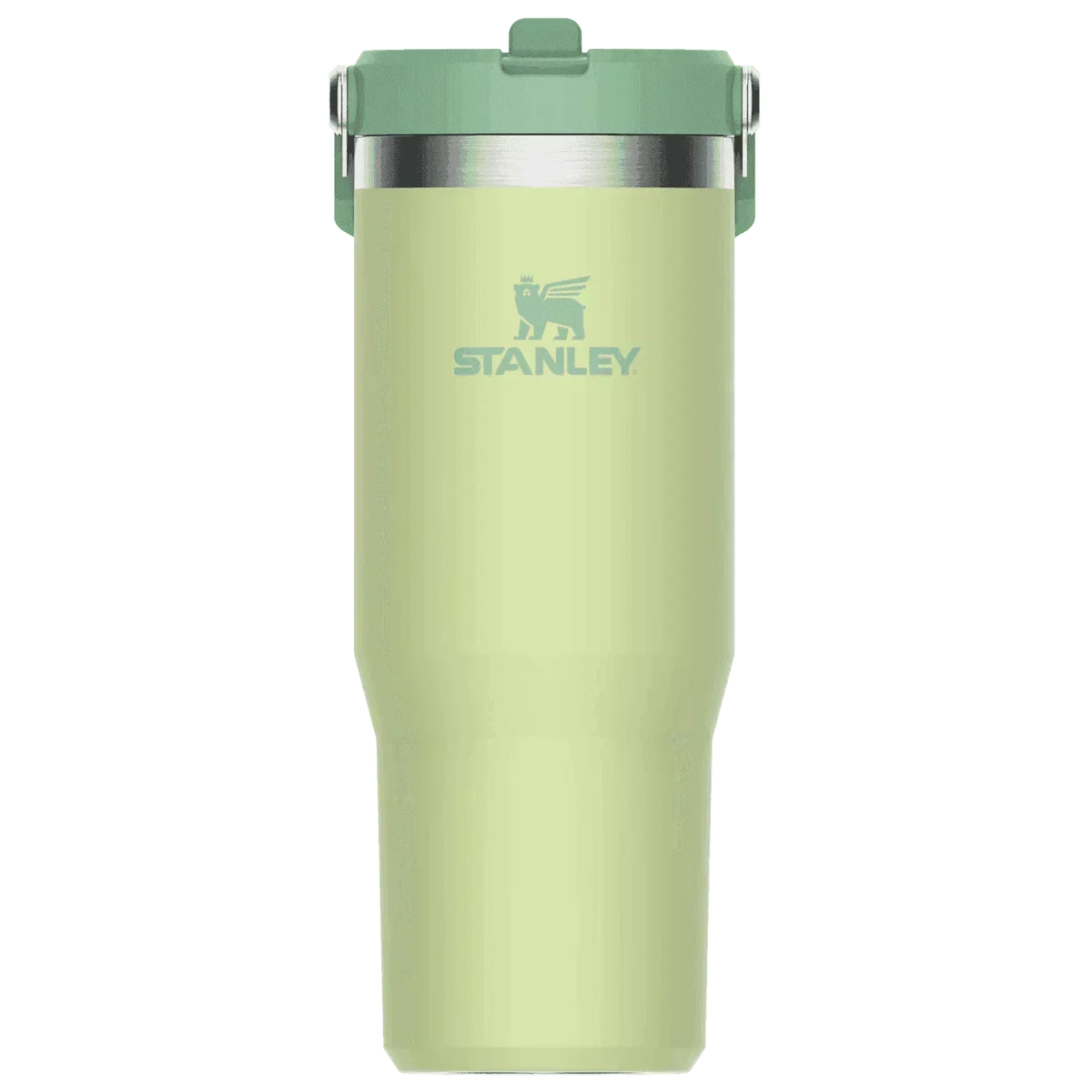 Stanley The Iceflow Flip Straw Tumbler Pipetli Termos Citron Açık Yeşil 30 OZ - 0.88L