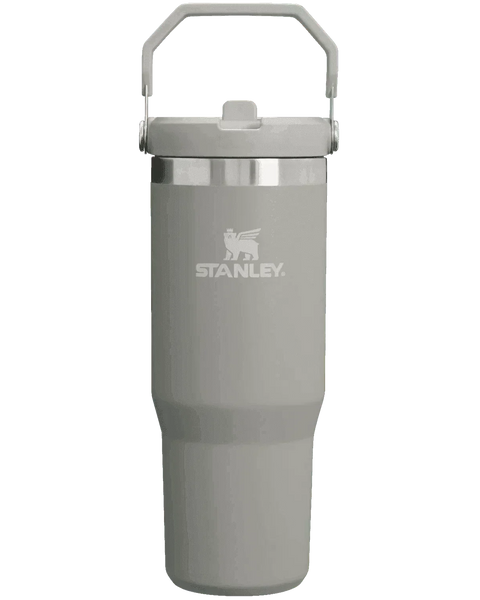 Stanley The Iceflow Flip Straw Tumbler Pipetli Termos Kül Rengi 30 OZ - 0.88L - Termos Dünyası