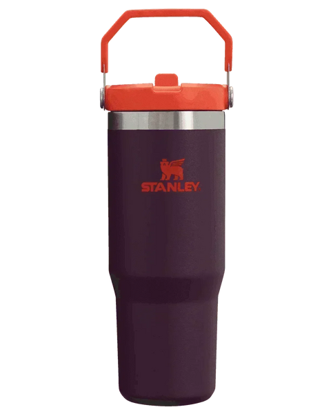 Stanley The Iceflow Flip Straw Tumbler Pipetli Termos Plum 30 OZ - 0.88L - Termos Dünyası