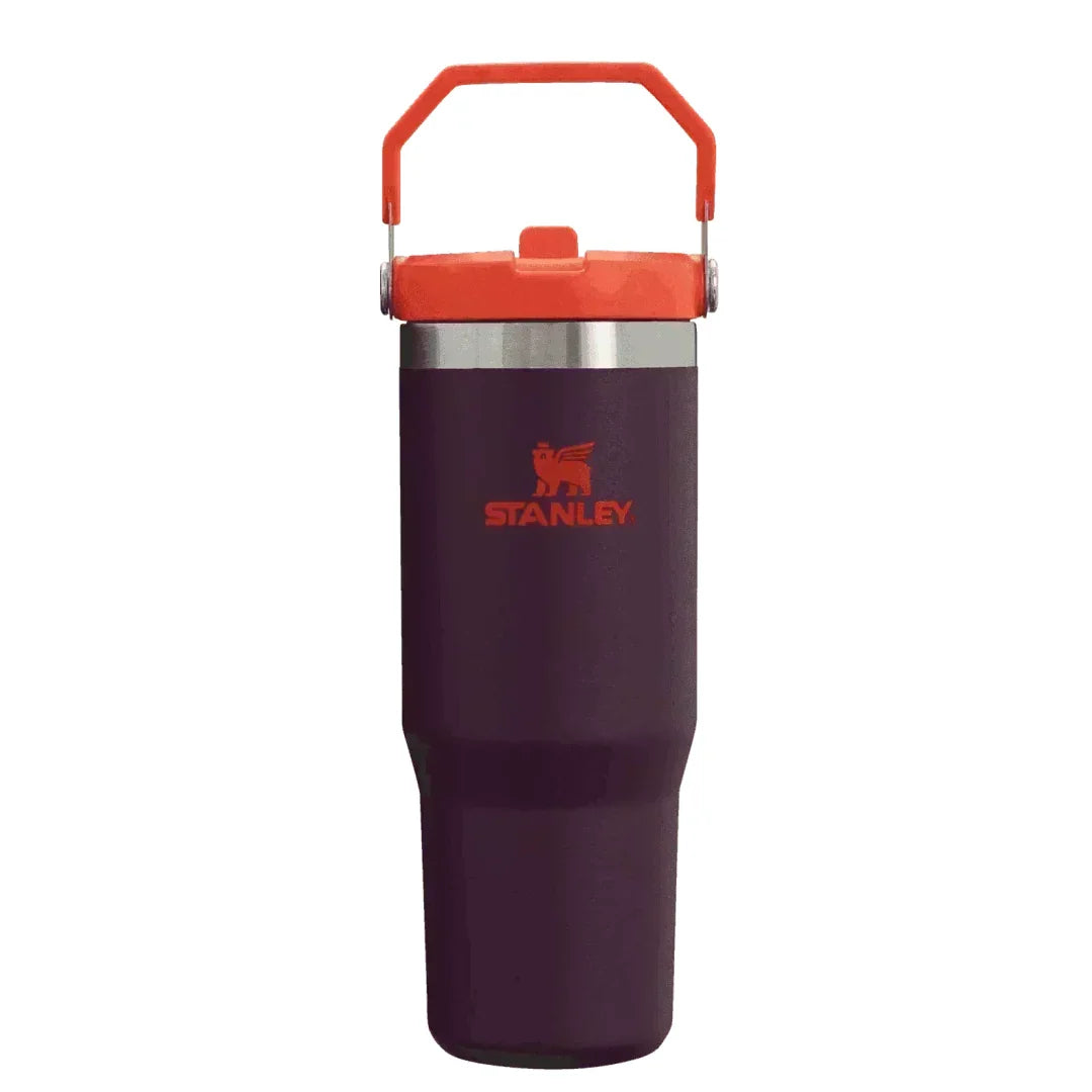 Stanley The Iceflow Flip Straw Tumbler Pipetli Termos Plum 30 OZ - 0.88L