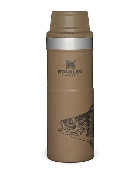 Stanley Trigger-Action Travel Mug Tan Peter Perch 16OZ 0.47 L - Termos Dünyası