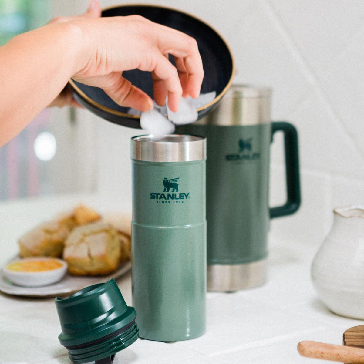 Stanley Trigger-Action Travel Mug Yeşil 0.47 L