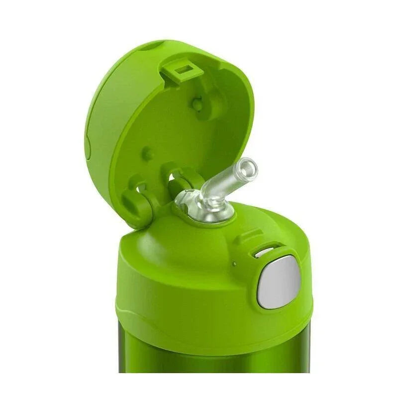 Thermos F401 Funtainer SS Çocuk Pipetli Termos 0.35 L Yeşil