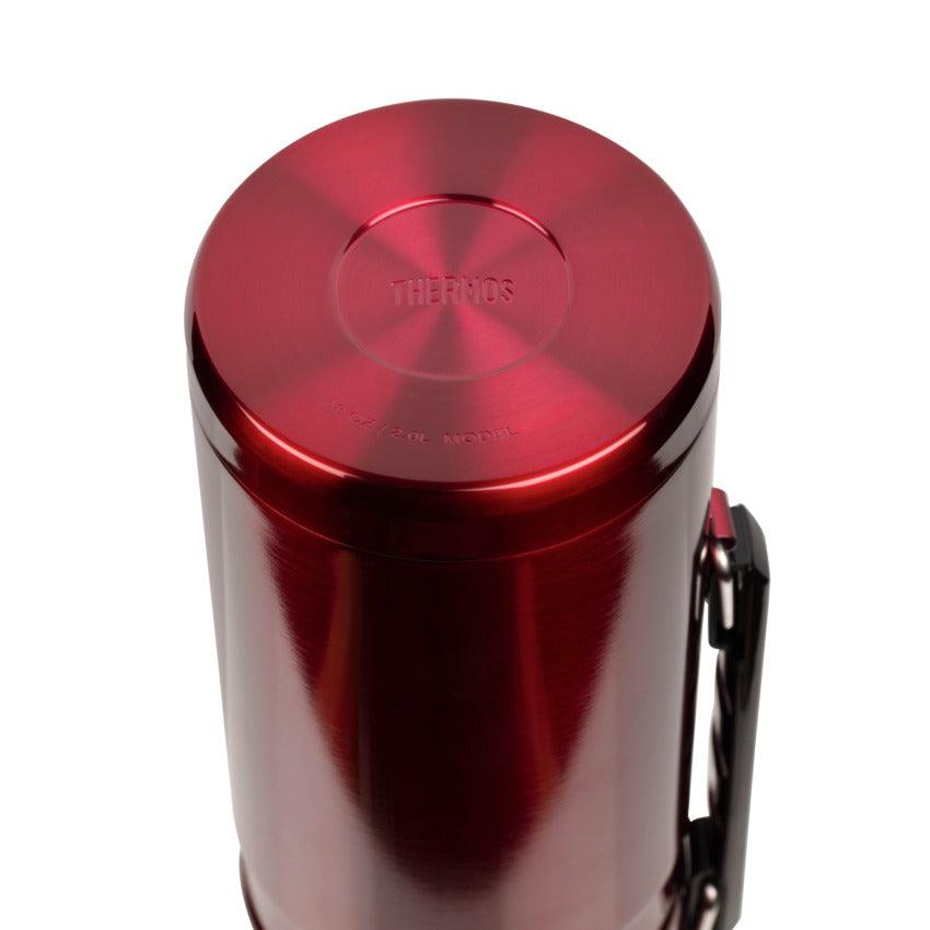 Thermos Paslanmaz Çelik Kırmızı 2 L
