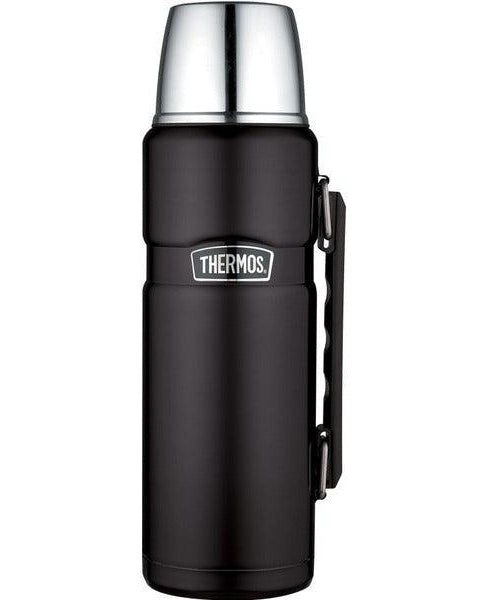 Thermos Paslanmaz Çelik Termos Mat Siyah 1.2 L - Termos Dünyası