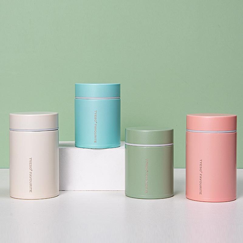 Tyeso Gourmet Anne Bebek Mama Vakumlu Termos Cep Boyu 260ML Pembe