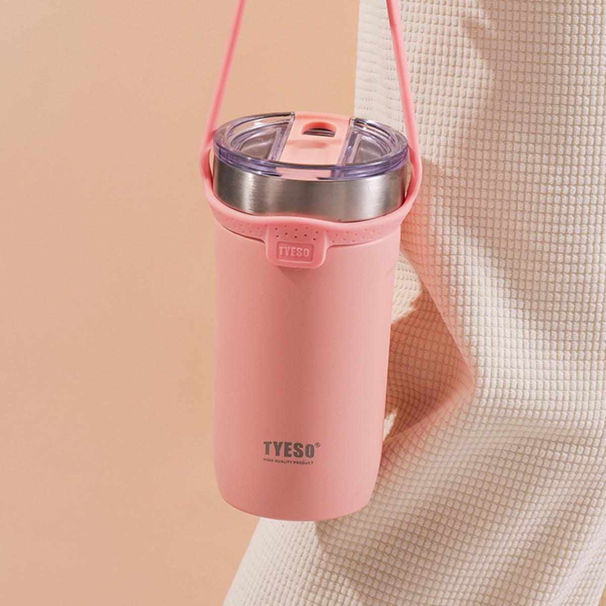 Tyeso SoulMate Tumbler Vakumlu Paslanmaz Çelik Silikon Askılı