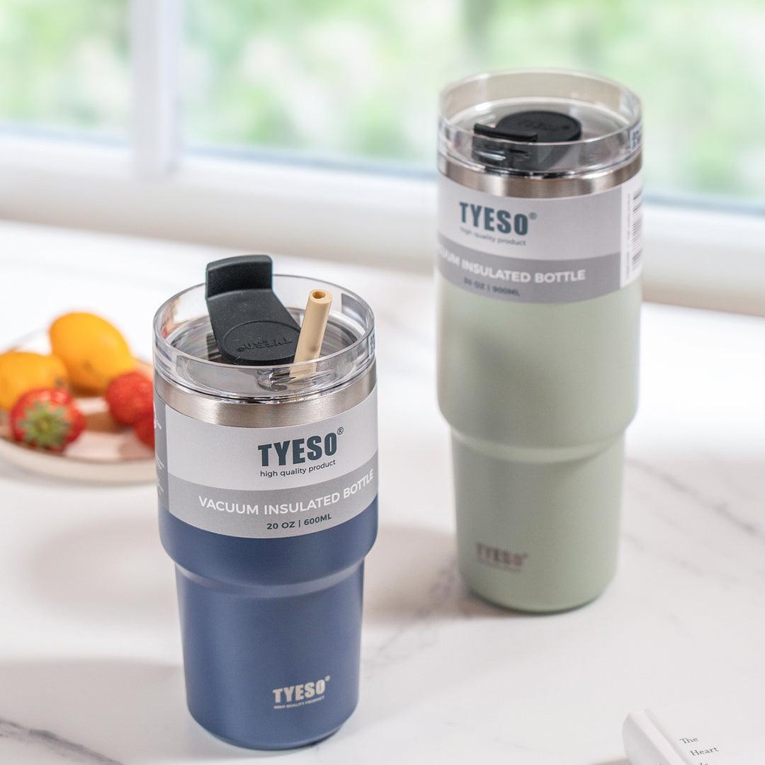 Tyeso TripleTask Termos Vakumlu Paslanmaz Çelik Pipetli 0.60 L