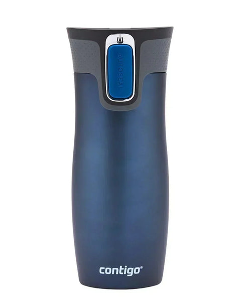 Contigo Westloop Mat Mavi (Monaco Blue) Termos Bardak 470 ml. - Termos Dünyası