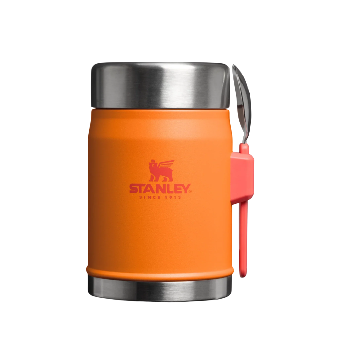 Stanley Classic Legendary Paslanmaz Çelik Yemek Termosu Goldenrod Coral 0.40 L