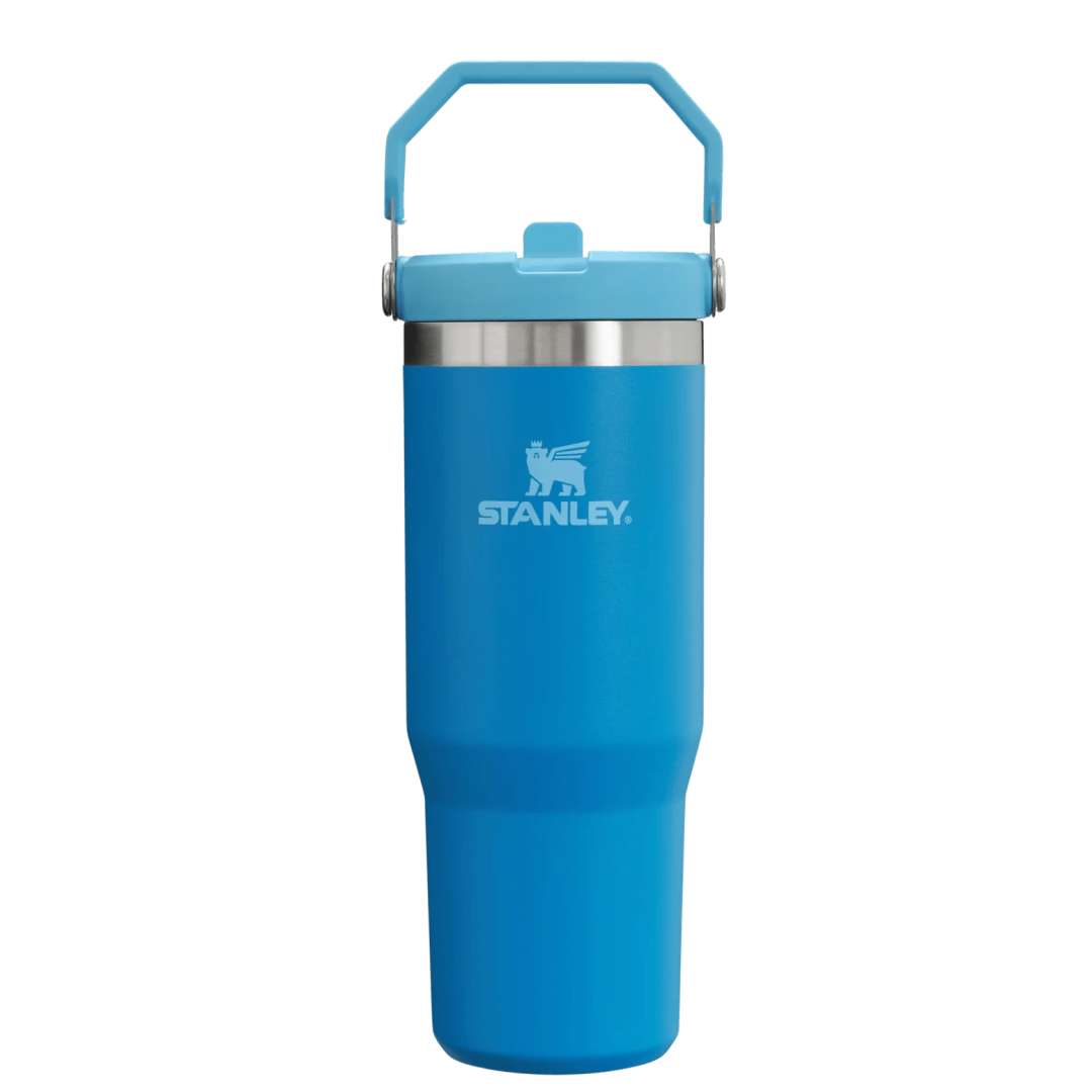 Stanley The Iceflow Flip Straw Tumbler Pipetli Termos  Azure 30 OZ - 0.88L