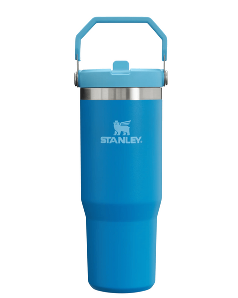 Stanley The Iceflow Flip Straw Tumbler Pipetli Termos  Azure 30 OZ - 0.88L
