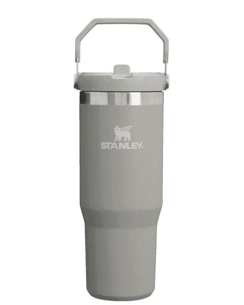 Stanley The Iceflow Flip Straw Tumbler Pipetli Termos Kül Rengi 30 OZ - 0.88L