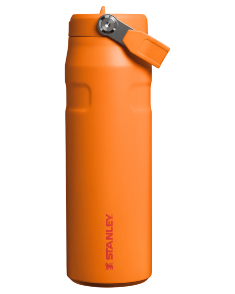 The IceFlow Bottle Flip Straw 2.0 0.7L Goldenrod Coral