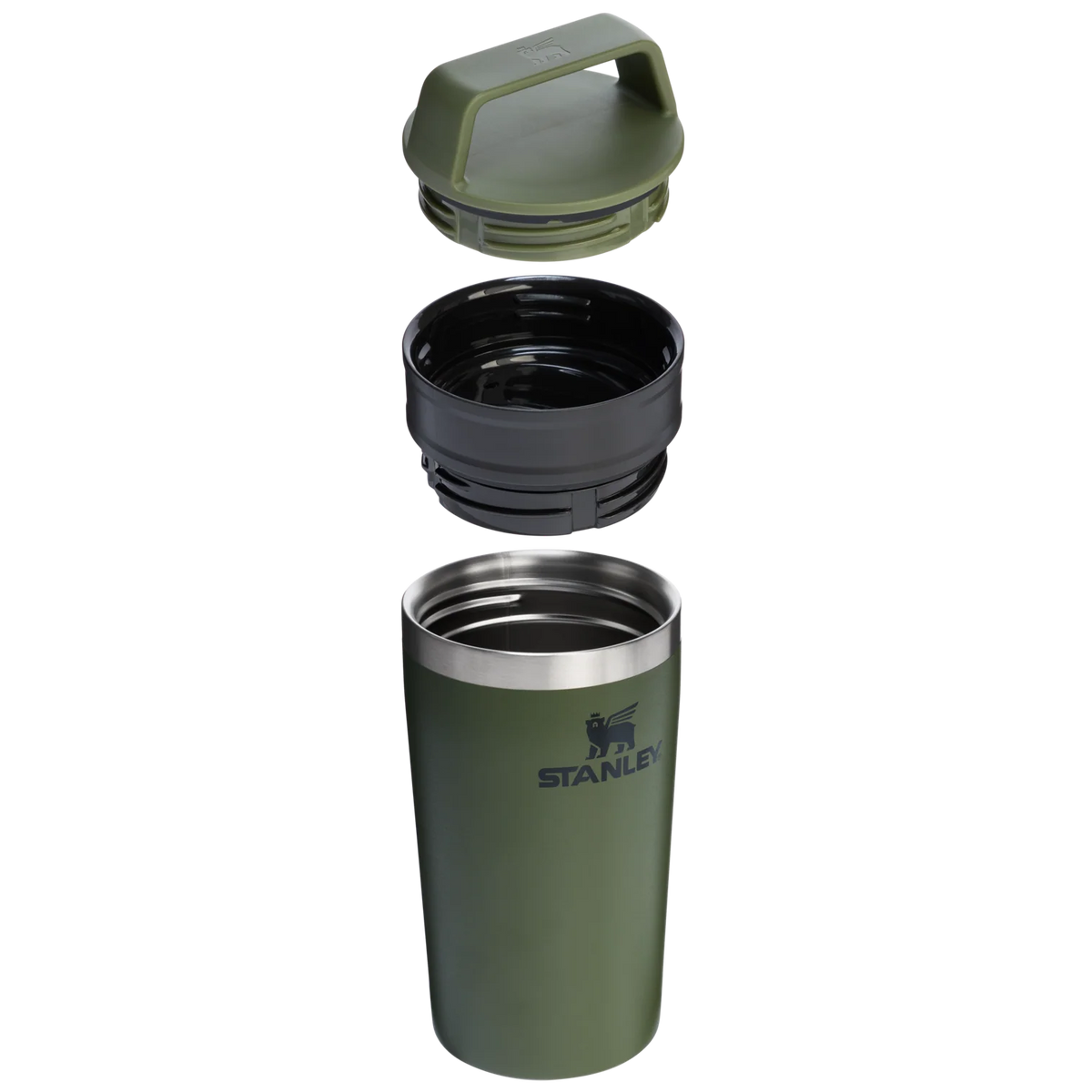 Stanley The Cafe To-Go Termos Bardak 0.35 LT Dried Pine (Haki)