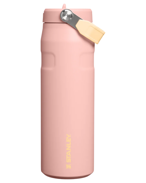 The IceFlow Bottle Flip Straw 2.0 0.7L Peach Rose