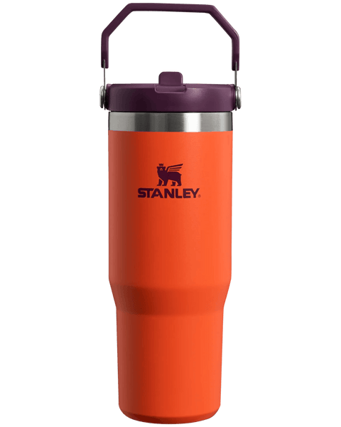 Stanley The Iceflow Flip Straw Tumbler Pipetli Termos  Tigerlily 30 OZ - 0.88L