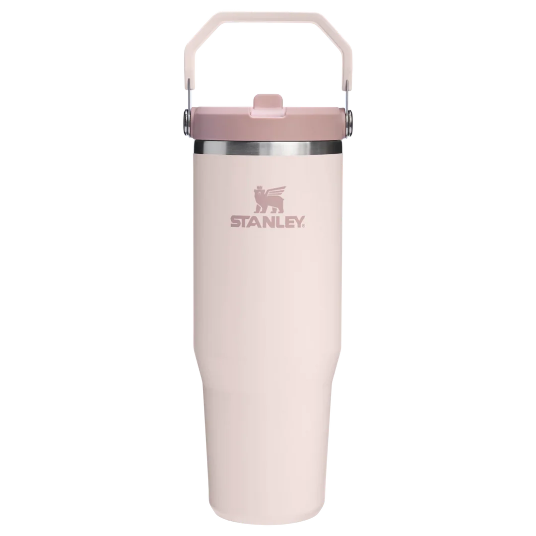 Stanley The Iceflow Flip Straw Tumbler Pipetli Termos Rose Quartz 0.89L