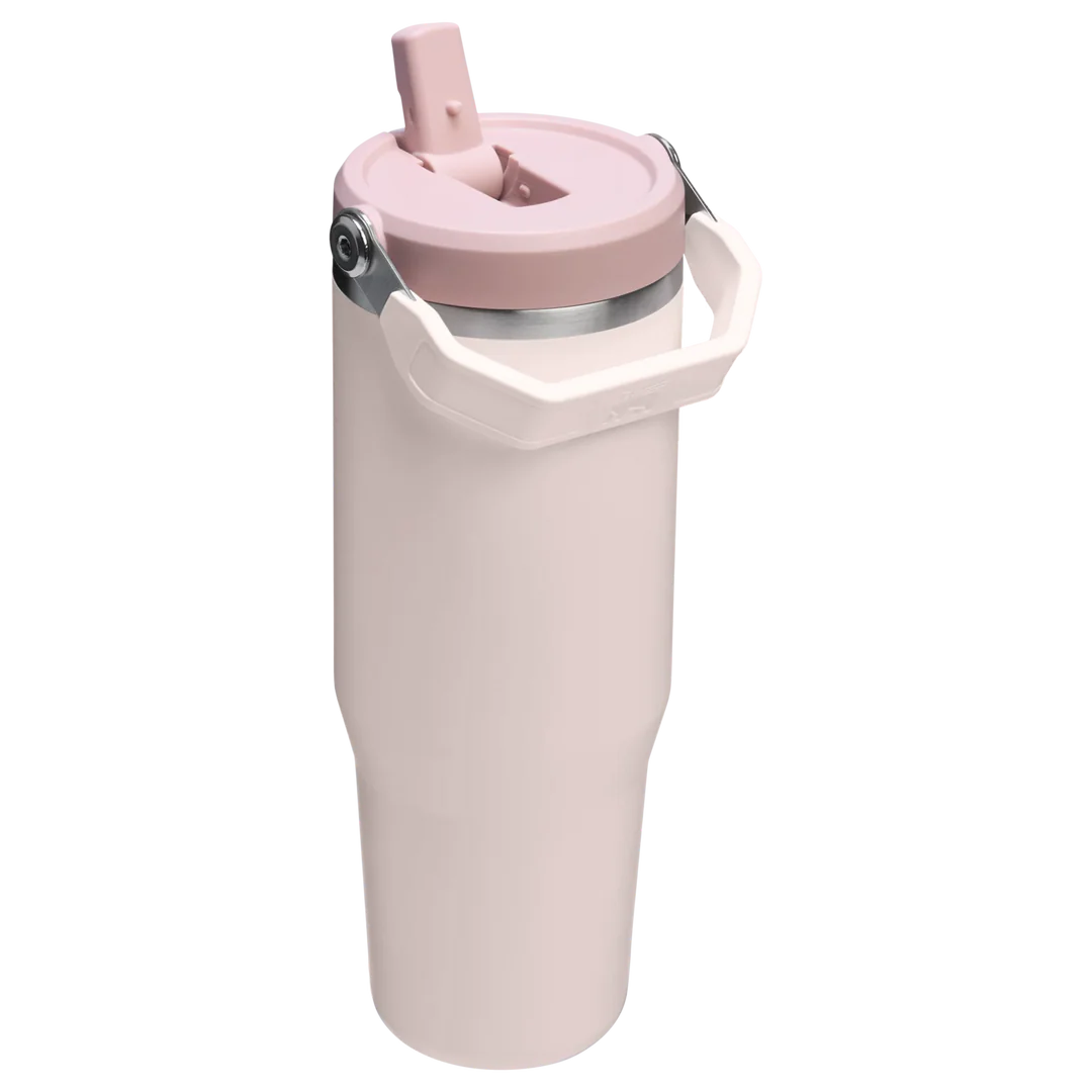 Stanley The Iceflow Flip Straw Tumbler Pipetli Termos Rose Quartz 0.89L