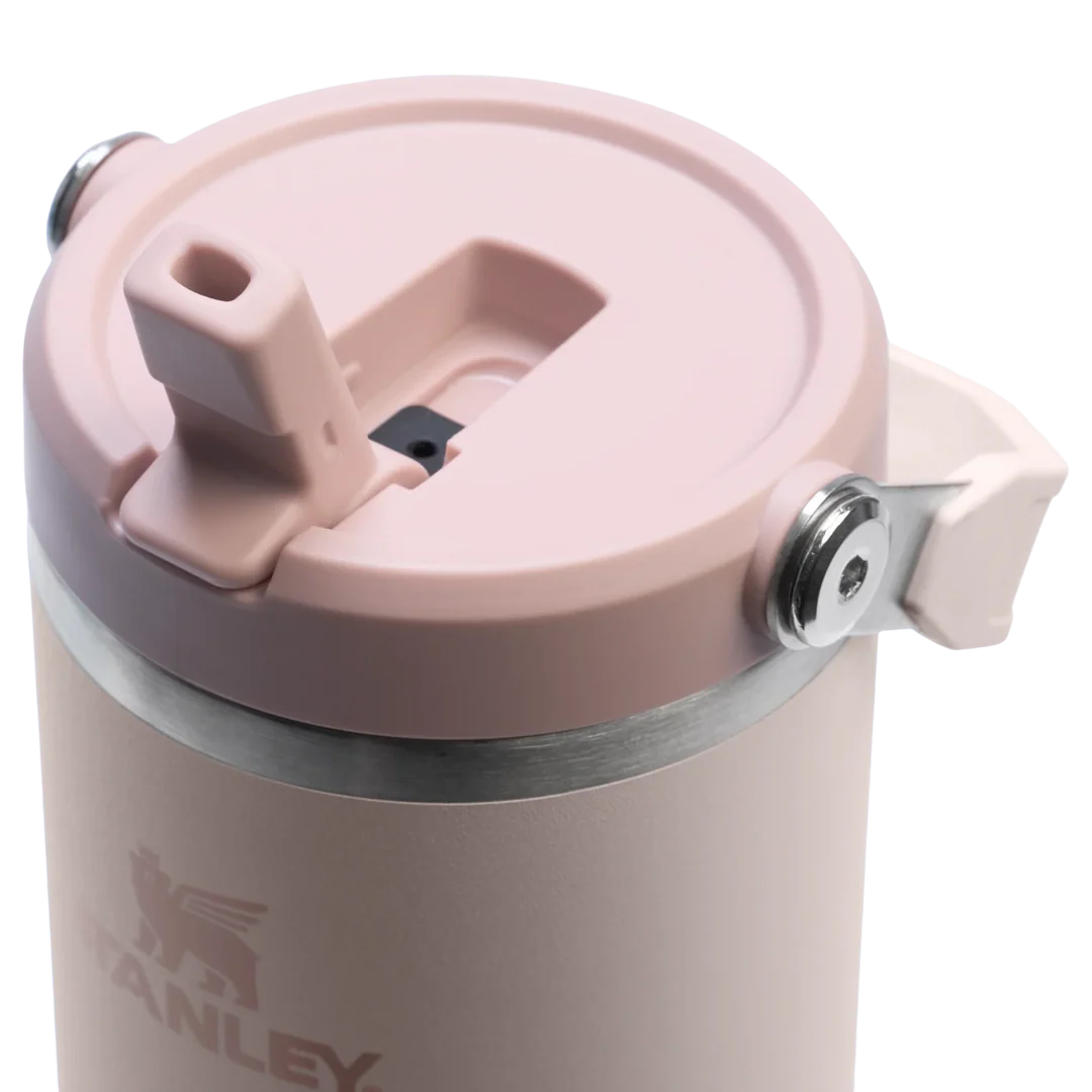 Stanley The Iceflow Flip Straw Tumbler Pipetli Termos Rose Quartz 0.89L