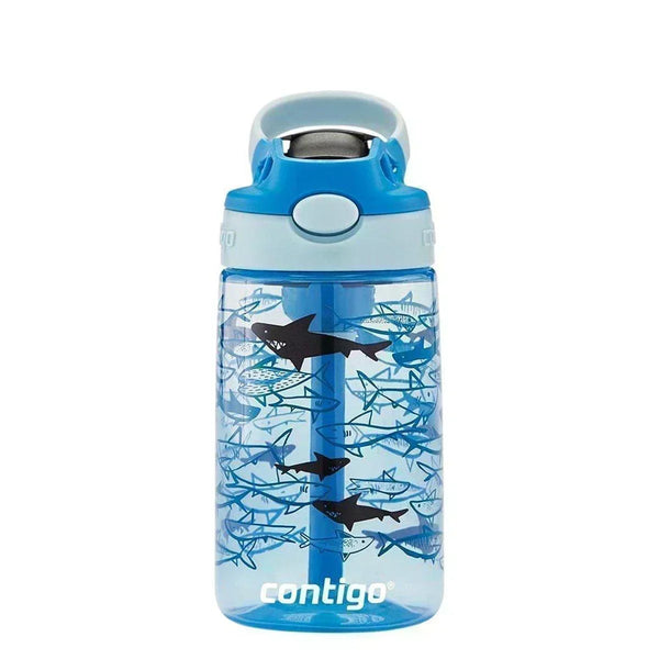 Contigo Gizmo Flip Pro Sharks Tritan Çocuk Suluğu 420ML Açık Mavi - Termos Dünyası