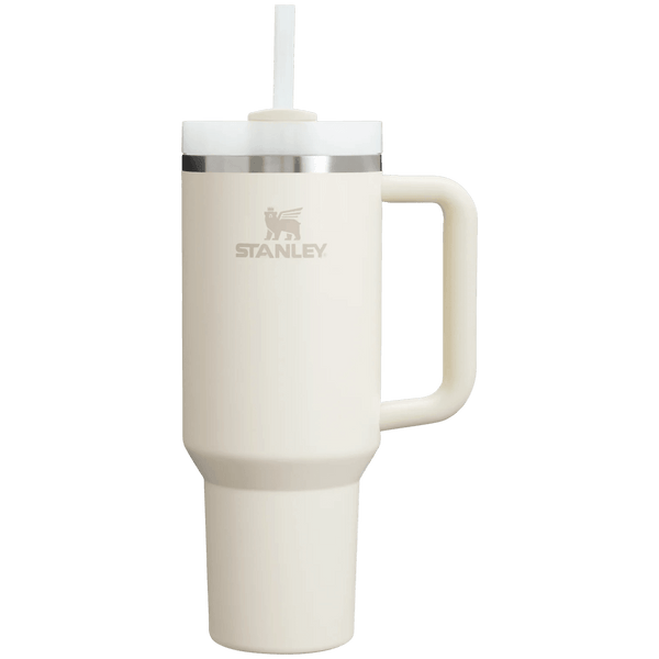 Stanley Quencher Pipetli Termos Bardak Krem 1.18 L - Termos Dünyası