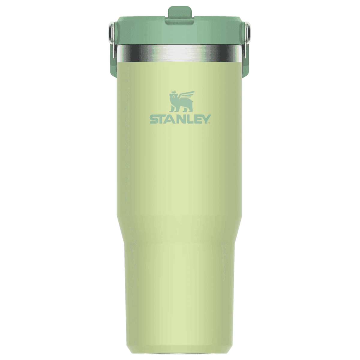 Stanley The Iceflow Flip Straw Tumbler Pipetli Termos Citron Açık Yeşil 30 OZ - 0.88L