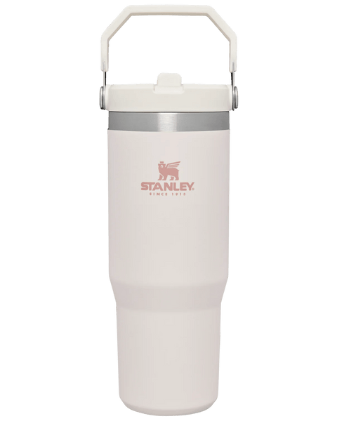 Stanley The Iceflow Flip Straw Tumbler Pipetli Termos Rose Quartz 30 OZ - 0.88L - Termos Dünyası