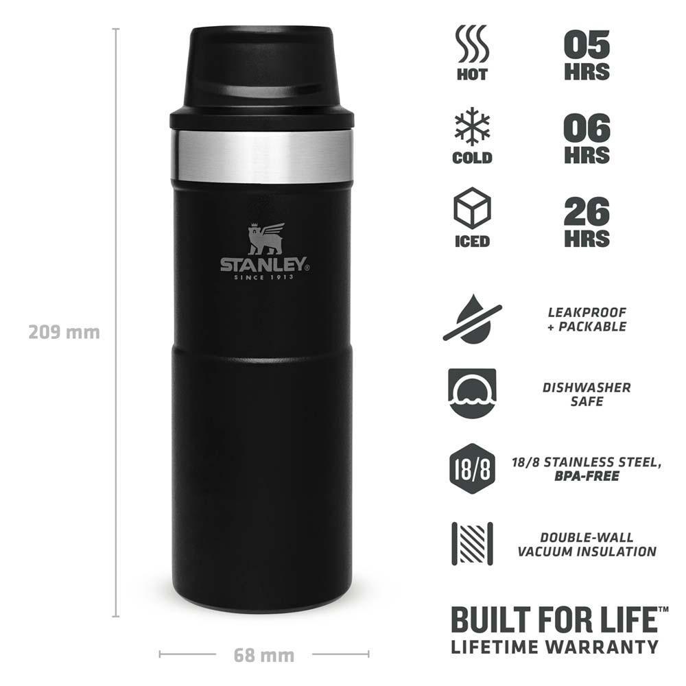 Stanley The Trigger-Action Travel Mug Siyah 0.35 L