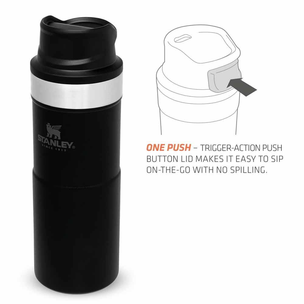 Stanley The Trigger-Action Travel Mug Siyah 0.35 L