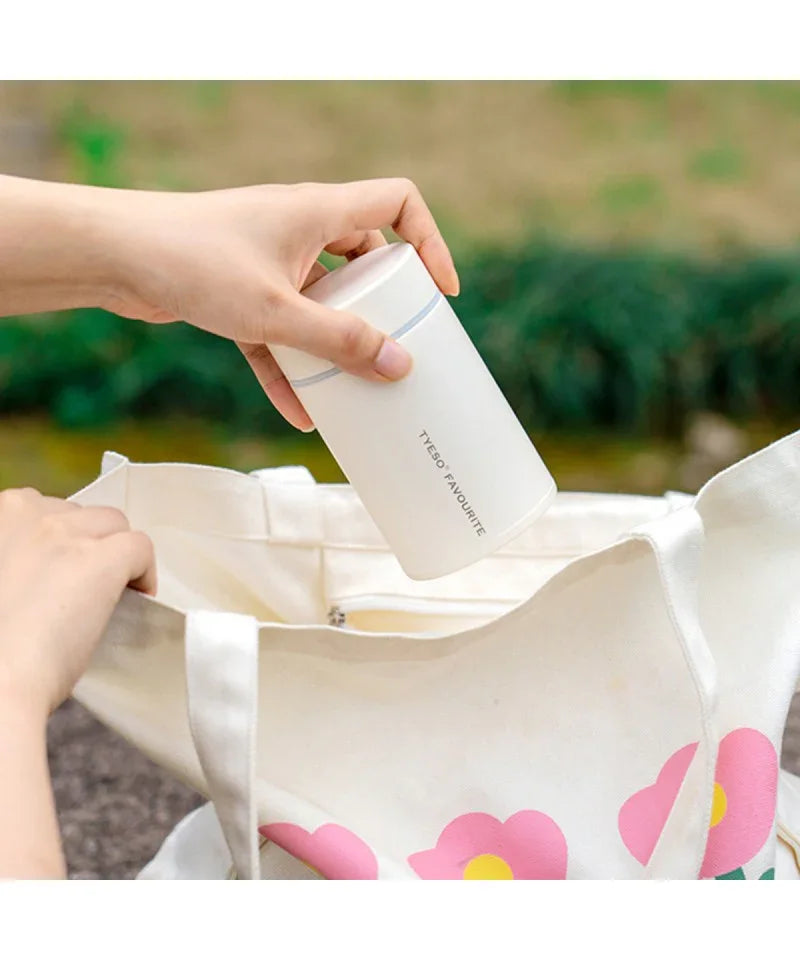 Tyeso Gourmet Anne Bebek Mama Vakumlu Termos Cep Boyu 260ML Mavi