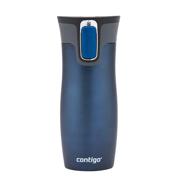 Contigo Westloop Mat Mavi (Monaco Blue) Termos Bardak 470 ml. - Termos Dünyası